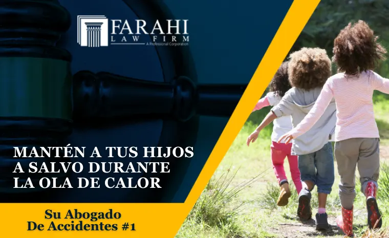 Como mantener a sus hijos seguros durante una ola de calor