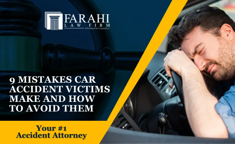 mistakes car accident victims make