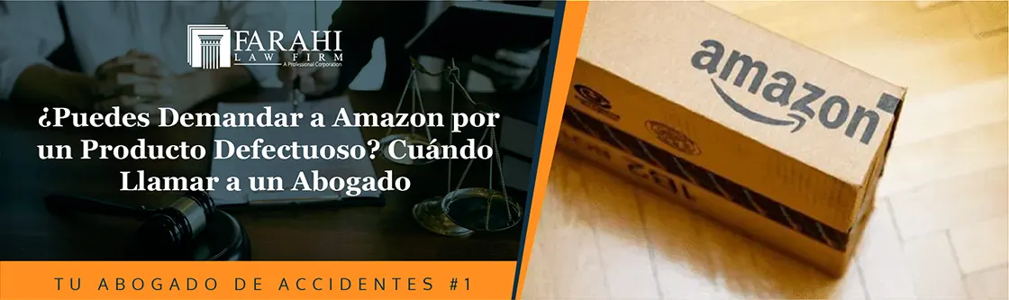 Cómo demandar a Amazon por un producto defectuoso