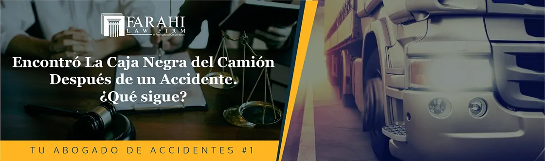Diagrama que explica qué es la caja negra de un camión