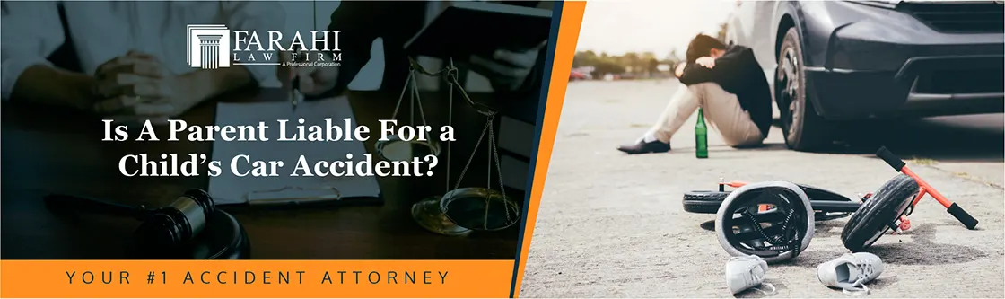 is a parent liable for a child's car accident