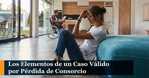 Texto informativo que explica qué es la 'Pérdida de Consorcio' en términos legales.