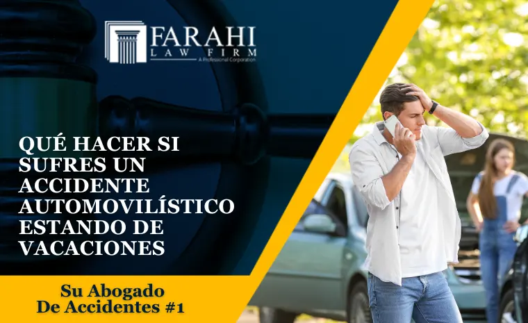 Accidente Automovilistico estando de Vacaciones