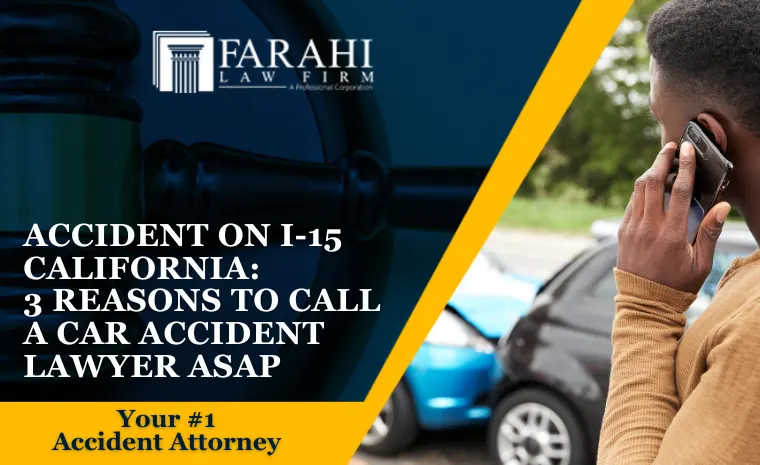 accident on I-15 California