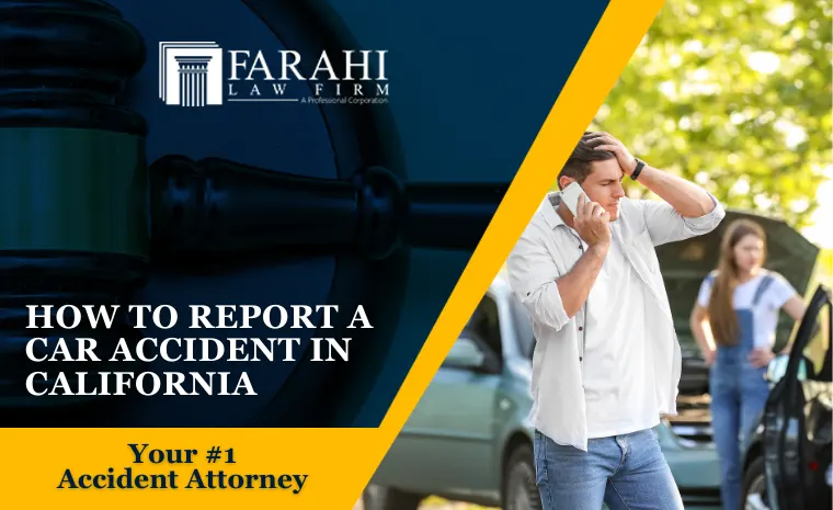report a car accident in california