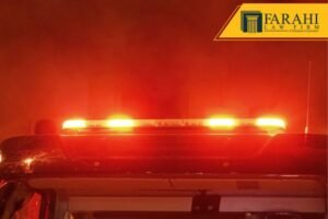 incendio de camión en la Autopista I-15