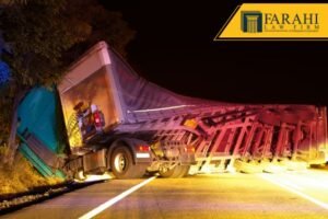 Camión Volcado en la Interestatal 780