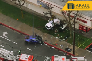 accidente de coche en lake balboa