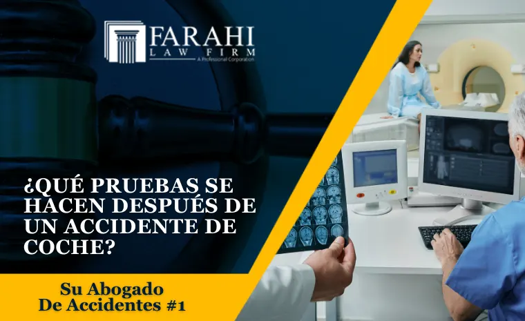 qué pruebas se hacen después de un accidente de coche