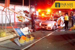 accidente en el valle de San Fernando