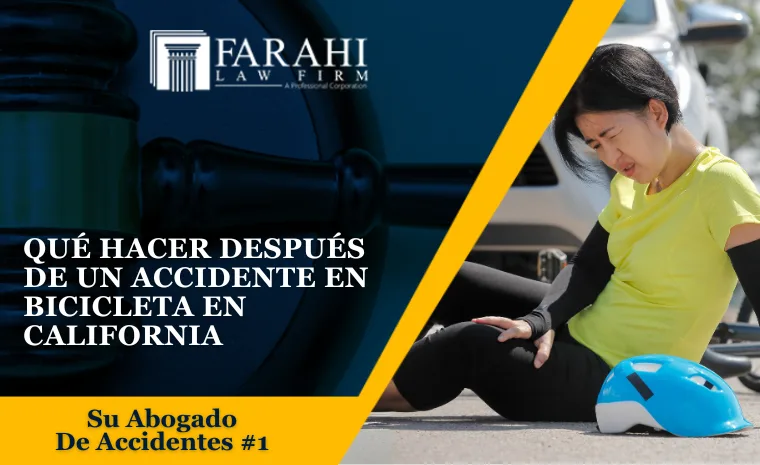 accidente en bicicleta