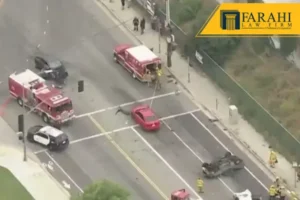 multi-vehicle crash in Sylmar