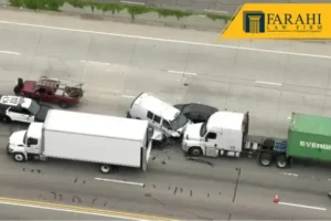 police chase on the 405 Freeway