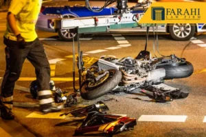 accidente de motocicleta en Visalia