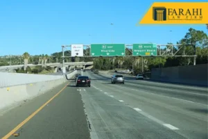 choque y fuga en la 91 Freeway