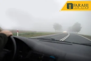 densa niebla y la visibilidad limitada