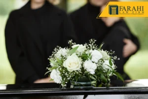 grieving family