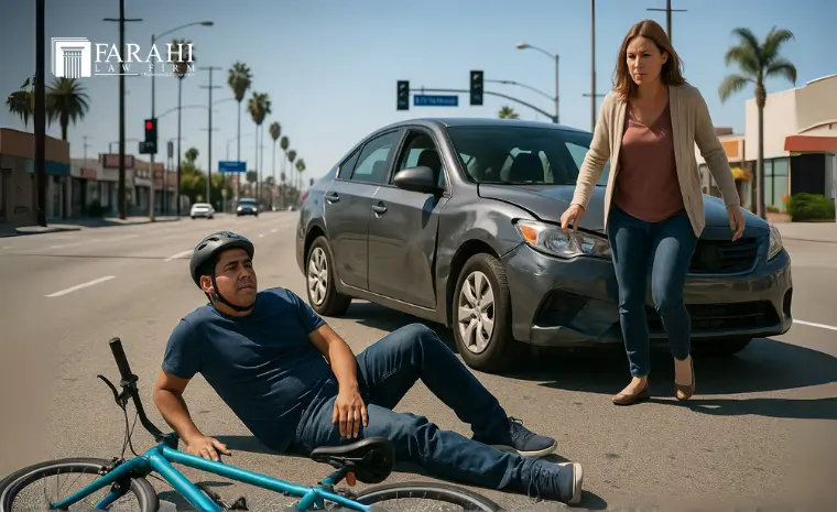 bicycle-car accident